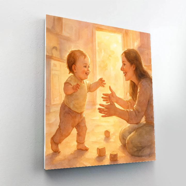 Sunrise First Steps paint by number