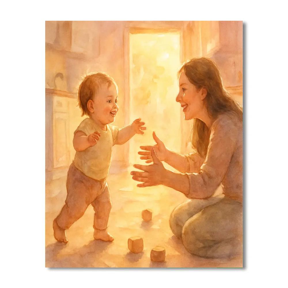 Sunrise First Steps paint by number