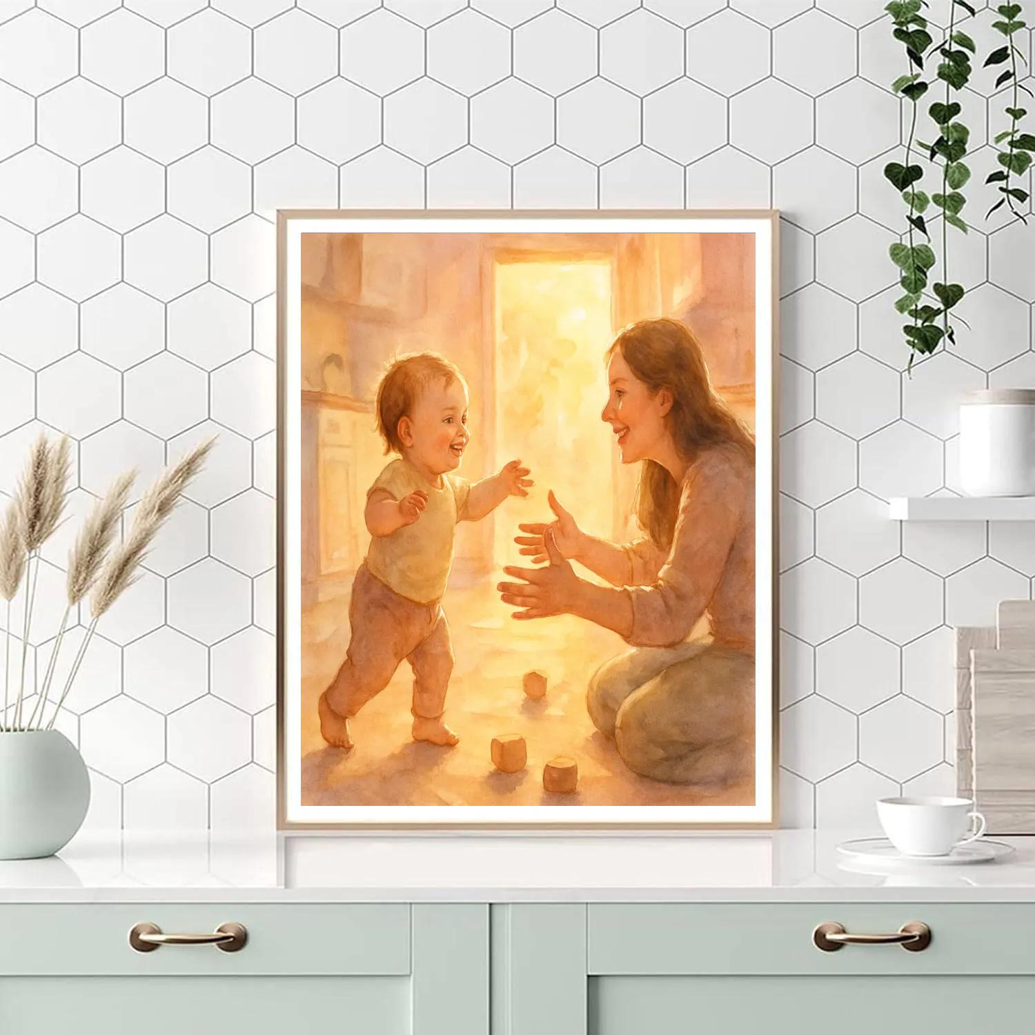 Sunrise First Steps paint by number