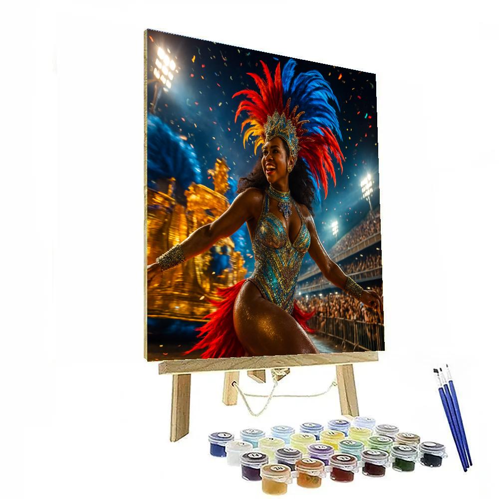 Rio Carnival Samba Night Number painting