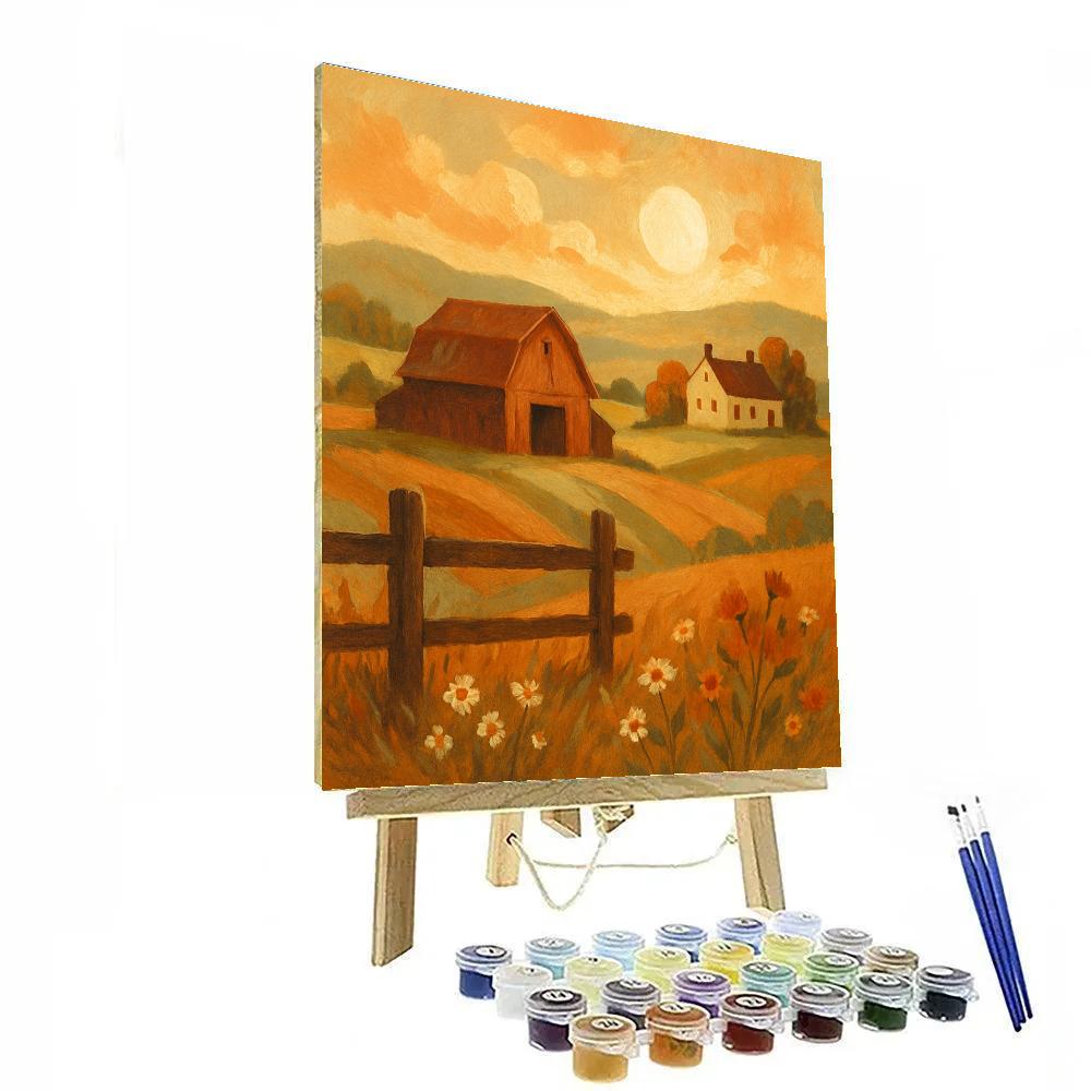 Copper Ridge Farmhouse paint by numbers