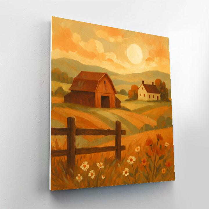 Copper Ridge Farmhouse paint by numbers