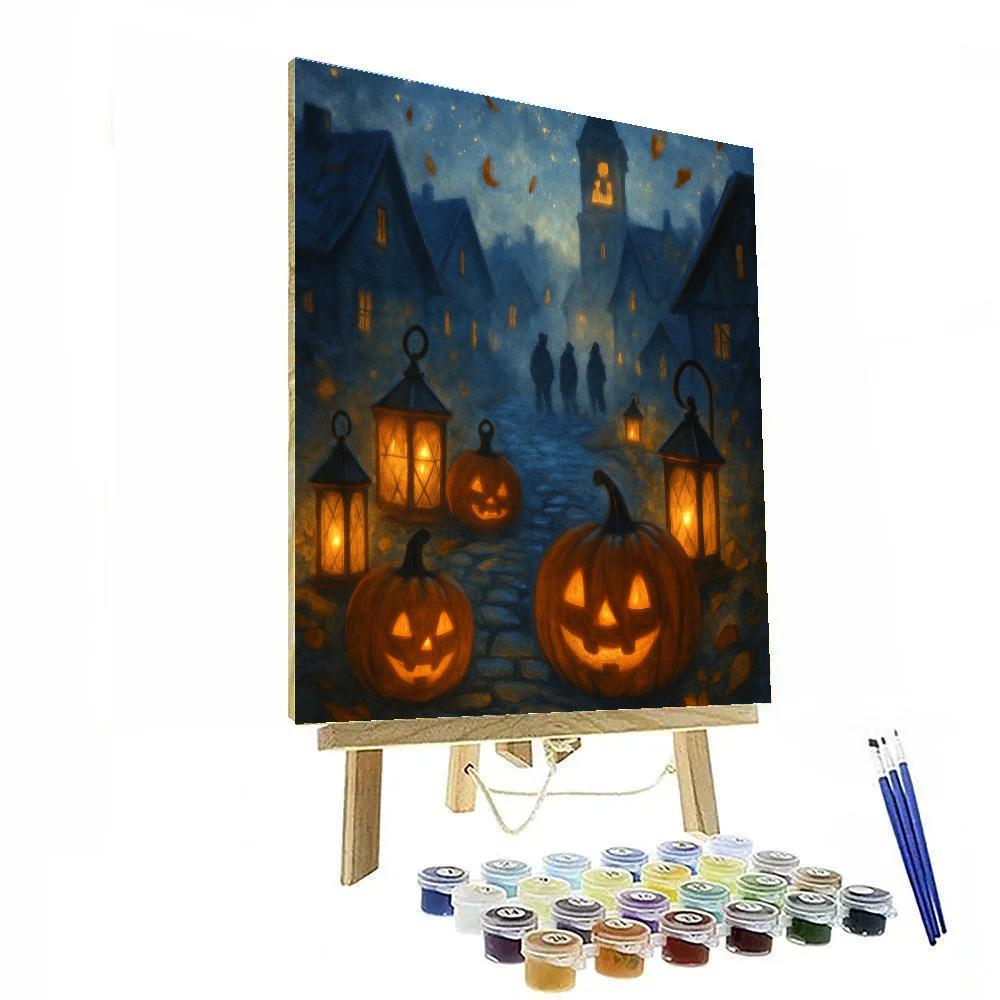 The Lantern Way Paint by numbers art
