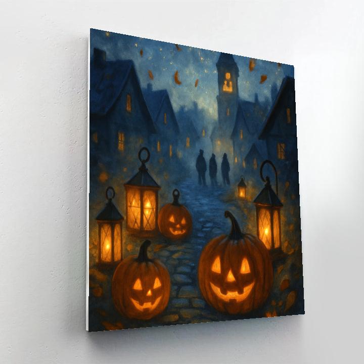 The Lantern Way Paint by numbers art