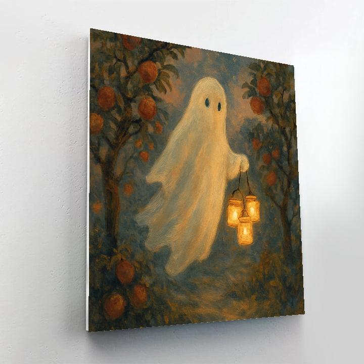 Ghost Lanterns In The Orchard Numbered painting kits