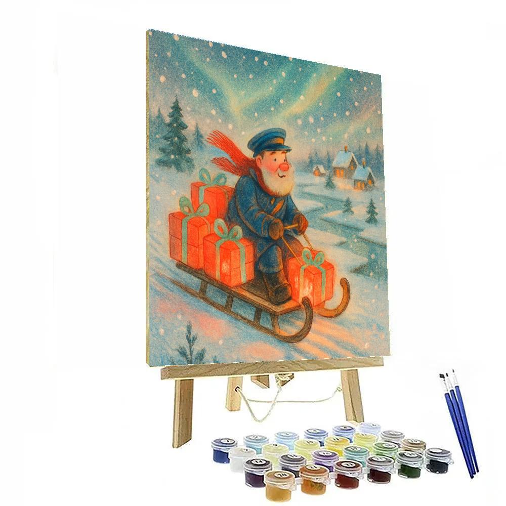 Polar Postman Delivery paint by color