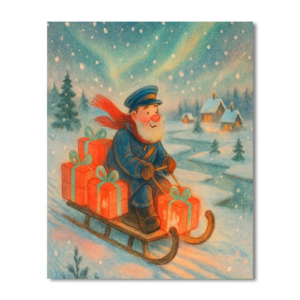Polar Postman Delivery paint by color