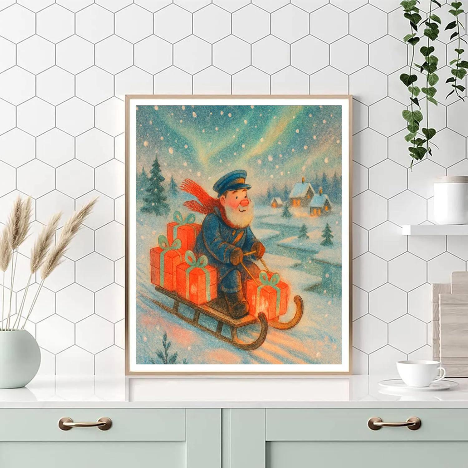Polar Postman Delivery paint by color