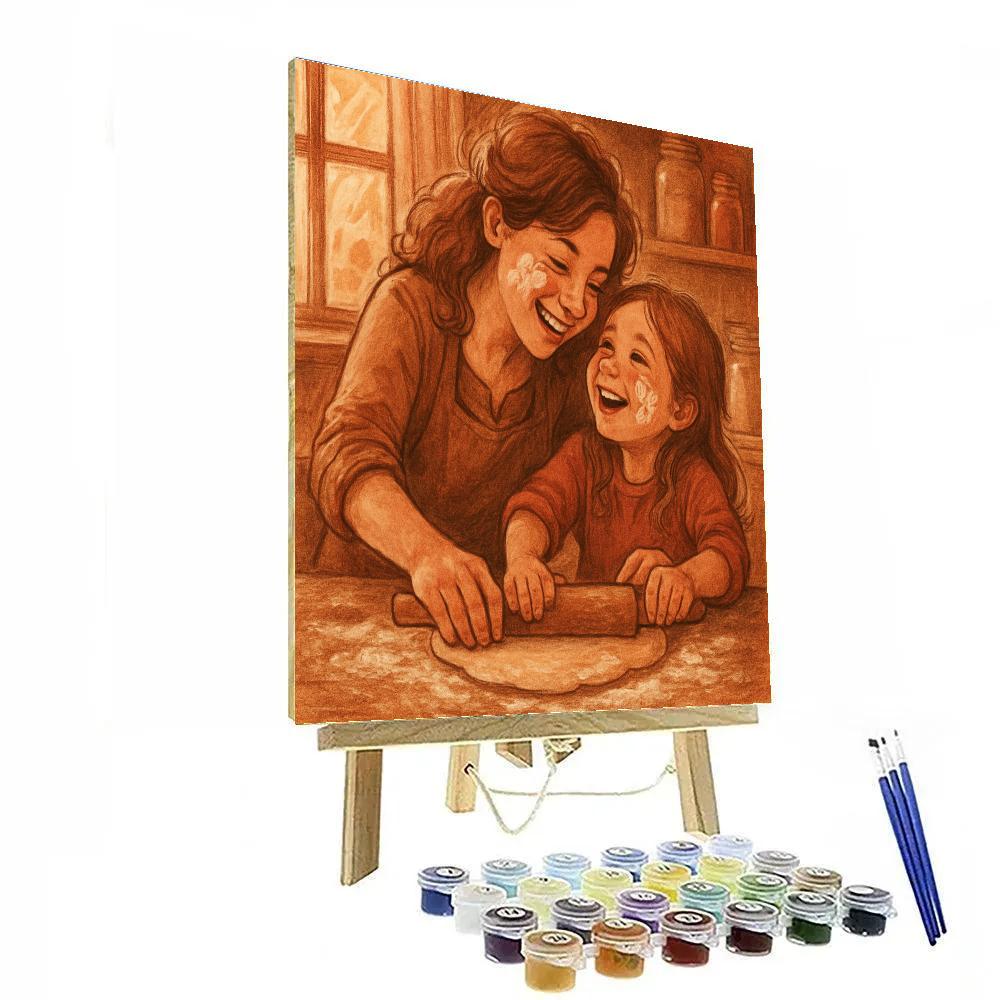 Kitchen Baking Morning Number painting