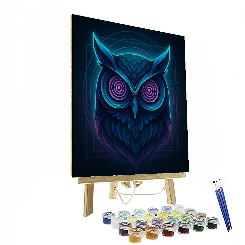 Chromatic Owl Oracle DIY paint by numbers
