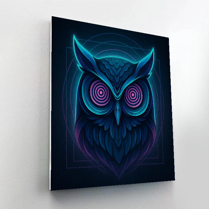 Chromatic Owl Oracle DIY paint by numbers