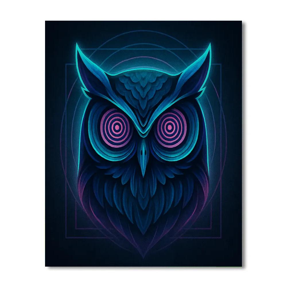 Chromatic Owl Oracle DIY paint by numbers