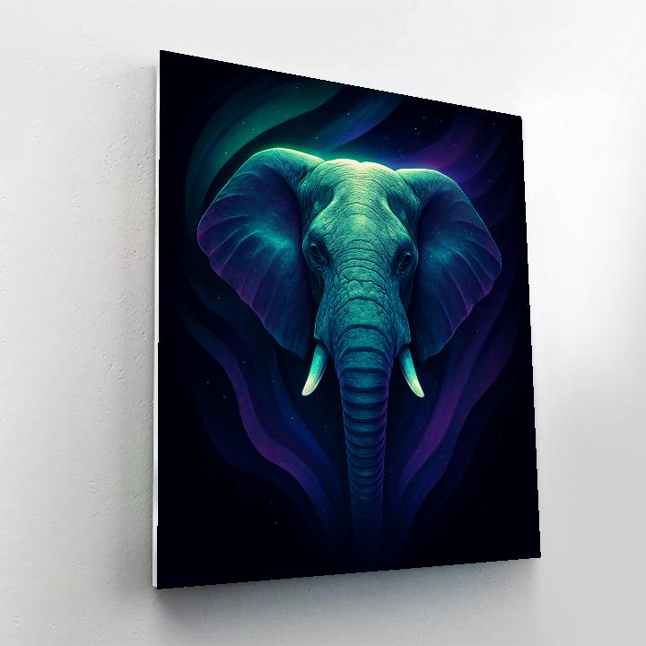 Aurora Elephant Majesty paint by number