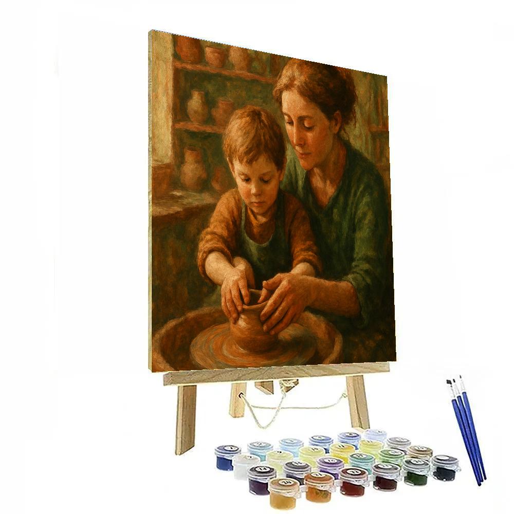 Pottery Wheel Lessons paint by numbers