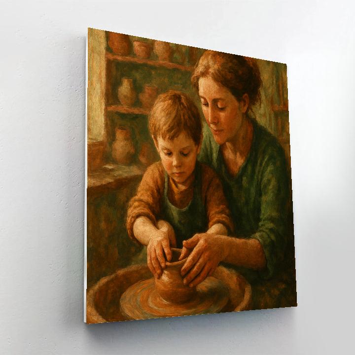 Pottery Wheel Lessons paint by numbers