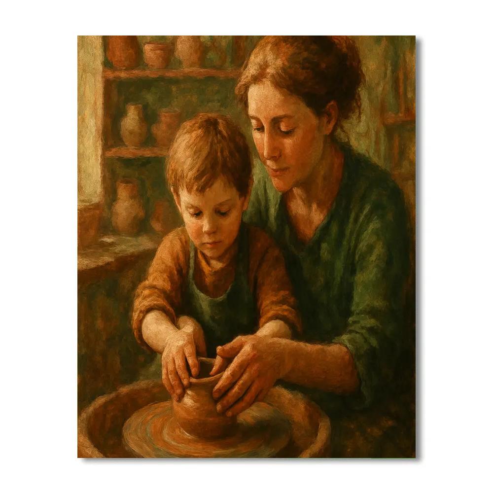 Pottery Wheel Lessons paint by numbers