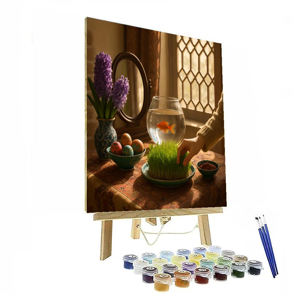 Nowruz Haft Seen Table Paint by numbers art