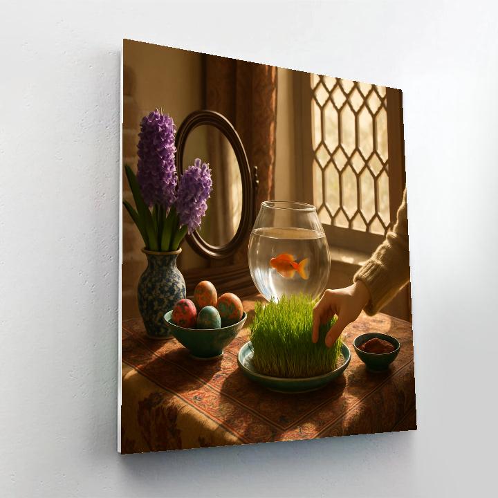Nowruz Haft Seen Table Paint by numbers art