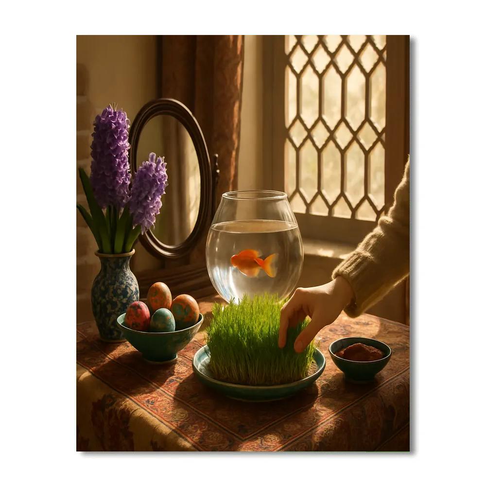 Nowruz Haft Seen Table Paint by numbers art