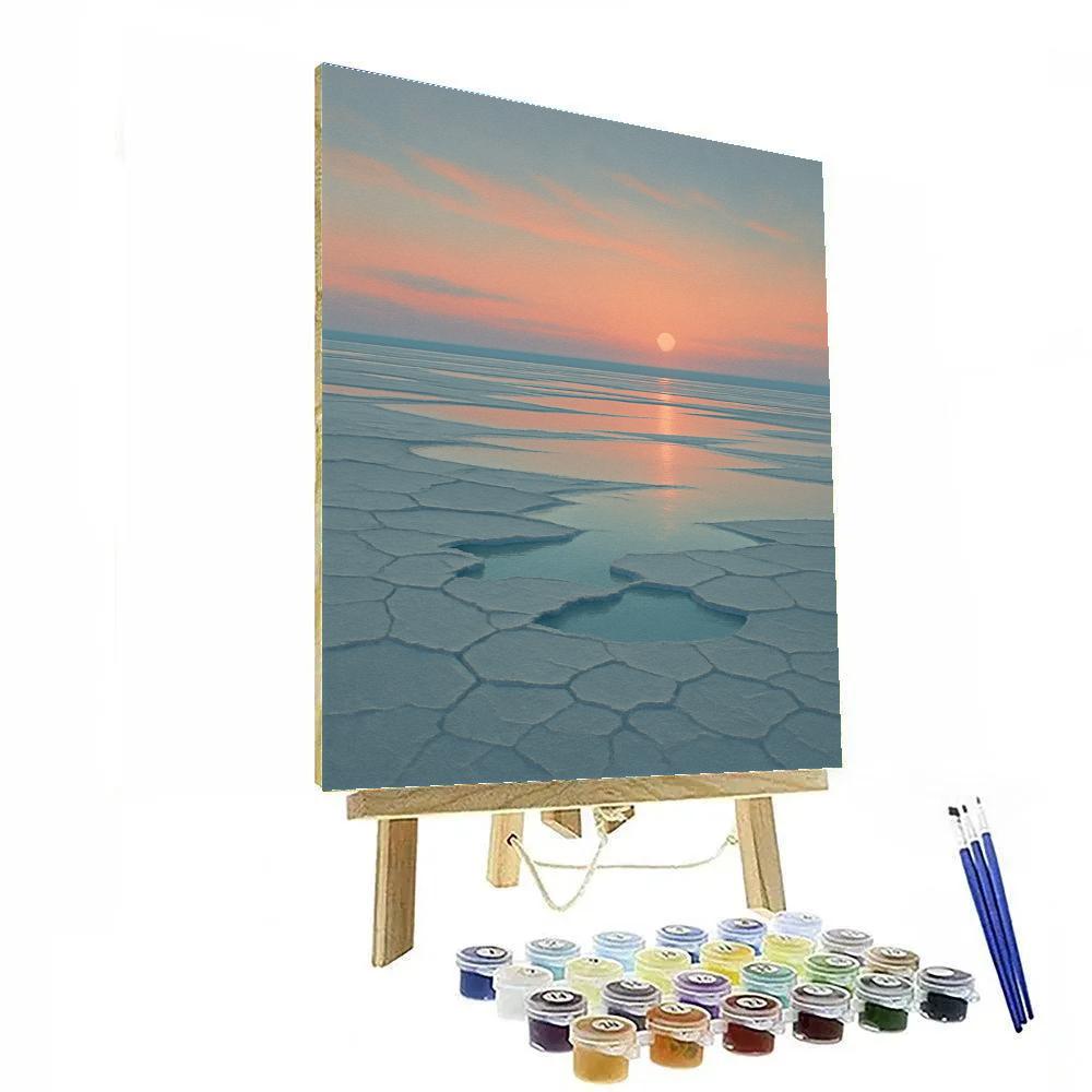 Twilight Salt Flats DIY paint by numbers