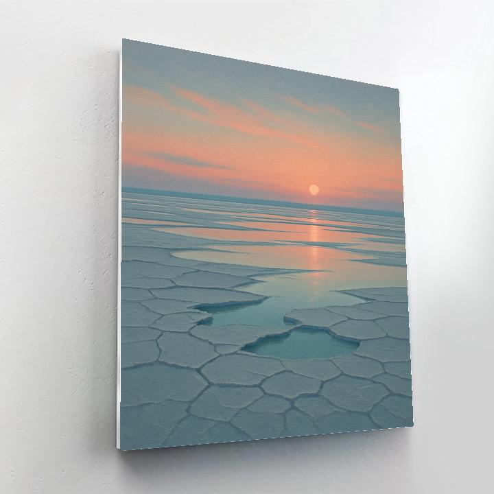 Twilight Salt Flats DIY paint by numbers