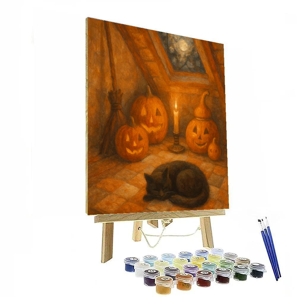 Enchanted Attic Of Autumn Relics Painting by numbers kit