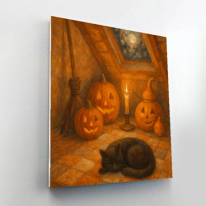 Enchanted Attic Of Autumn Relics Painting by numbers kit