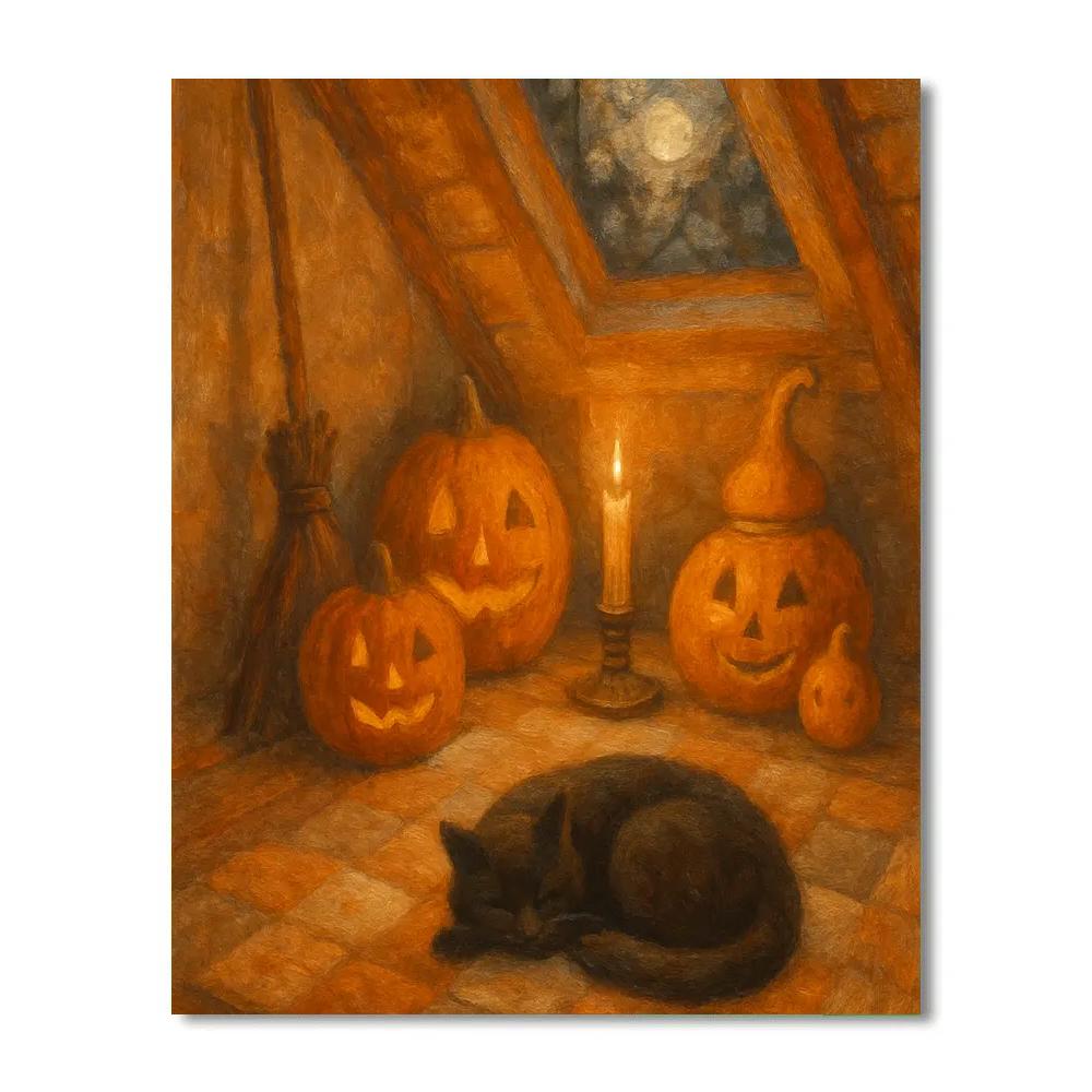 Enchanted Attic Of Autumn Relics Painting by numbers kit