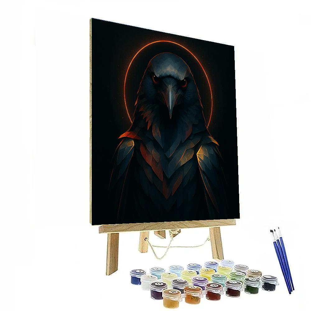 Solar Raven Glyph paint by color