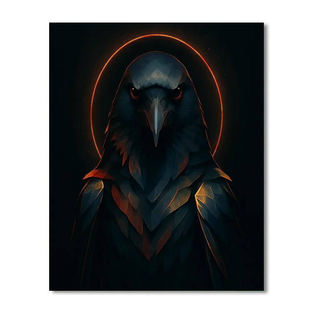 Solar Raven Glyph paint by color