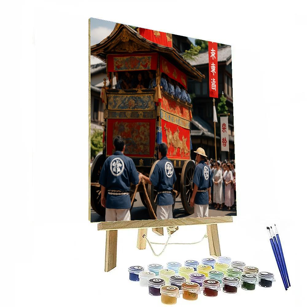 Gion Matsuri Yamaboko Float DIY paint by numbers