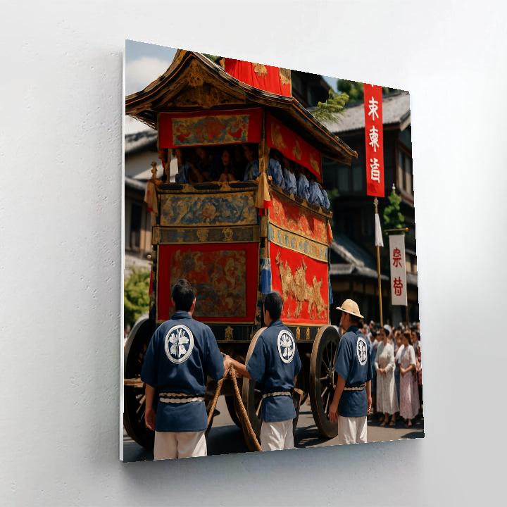 Gion Matsuri Yamaboko Float DIY paint by numbers