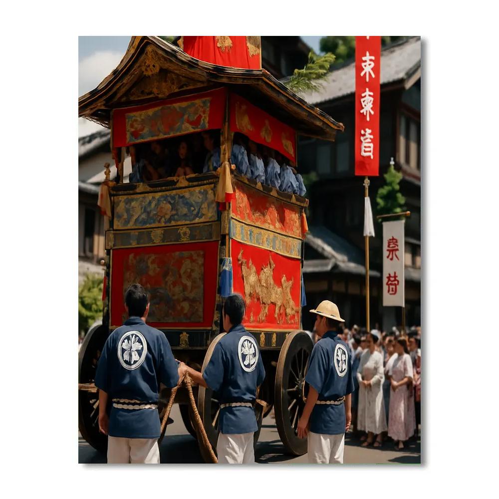 Gion Matsuri Yamaboko Float DIY paint by numbers