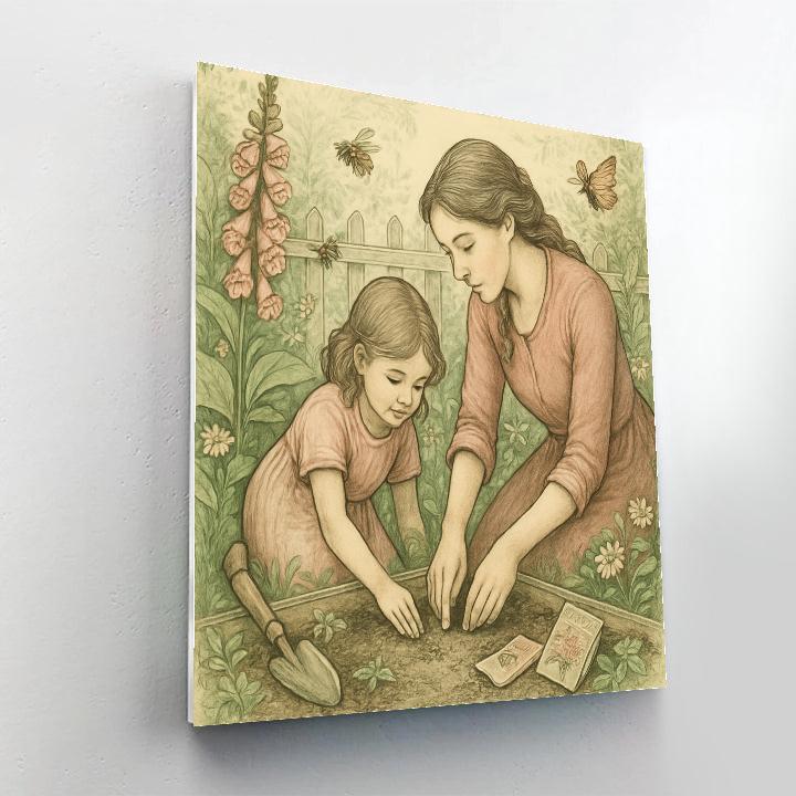 Garden Teaching Moments paint by numbers