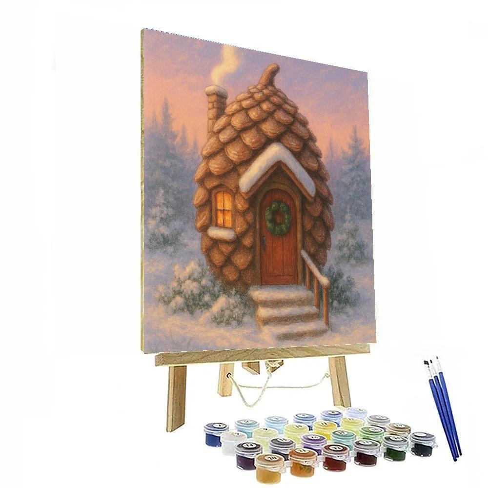 Pinecone Cottage Dawn Numbered painting kits