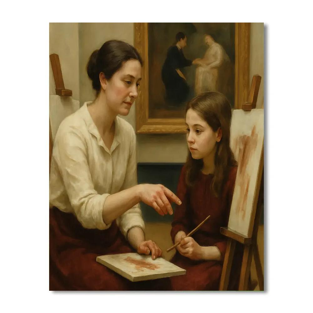 Museum Art Class Together Numbered painting kits