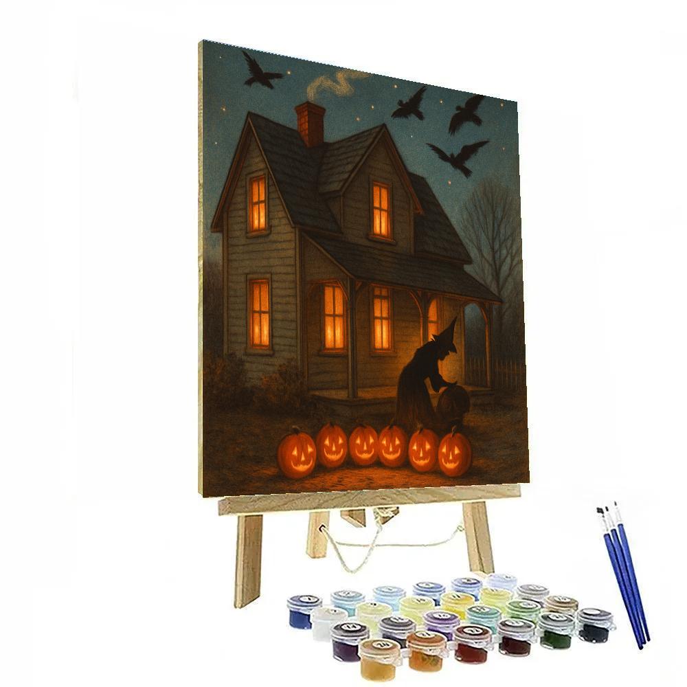 Witching Window Farmstead DIY paint by numbers