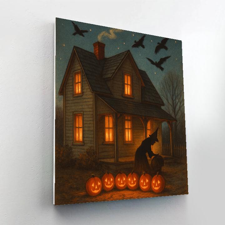Witching Window Farmstead DIY paint by numbers