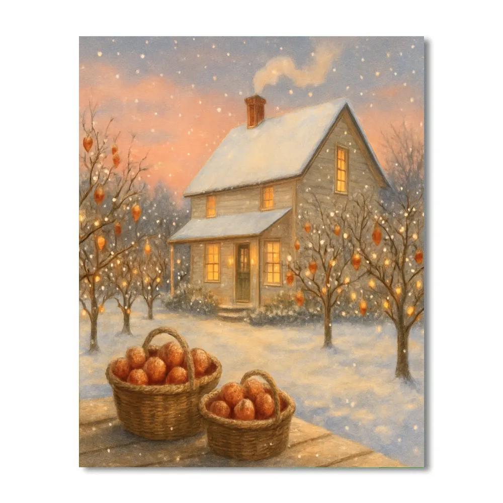 Cinnamon Orchard Eve paint by number