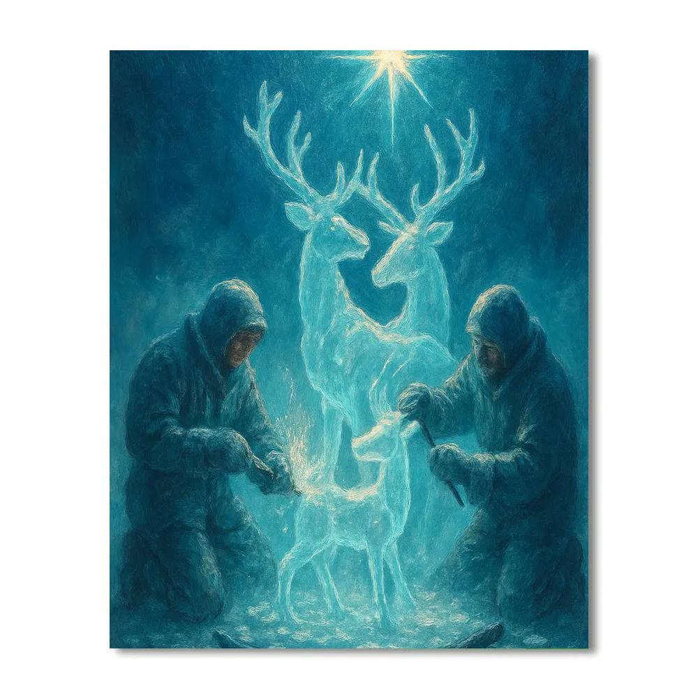 North Star Ice Sculptors Paint by numbers kits