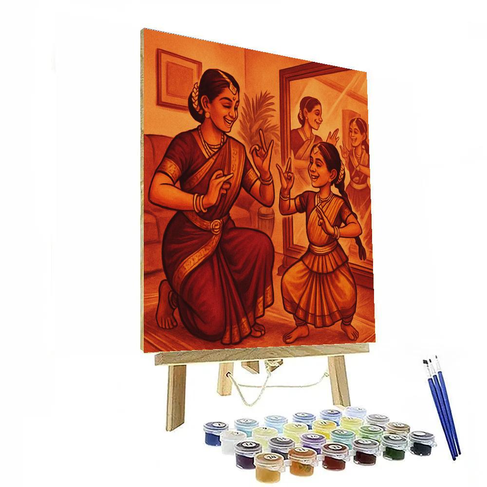 Cultural Dance Practice Paint by numbers art