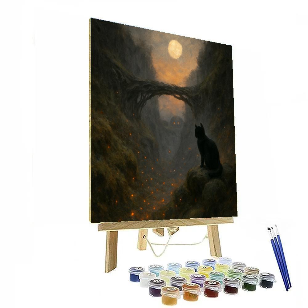 Mossfire Ravine Painting by numbers kit