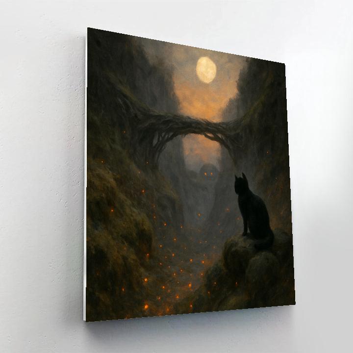 Mossfire Ravine Painting by numbers kit