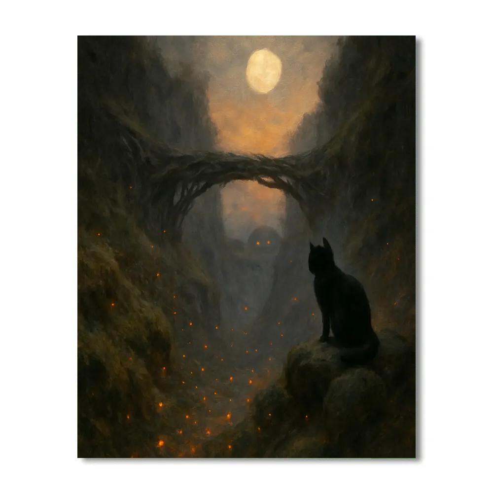 Mossfire Ravine Painting by numbers kit