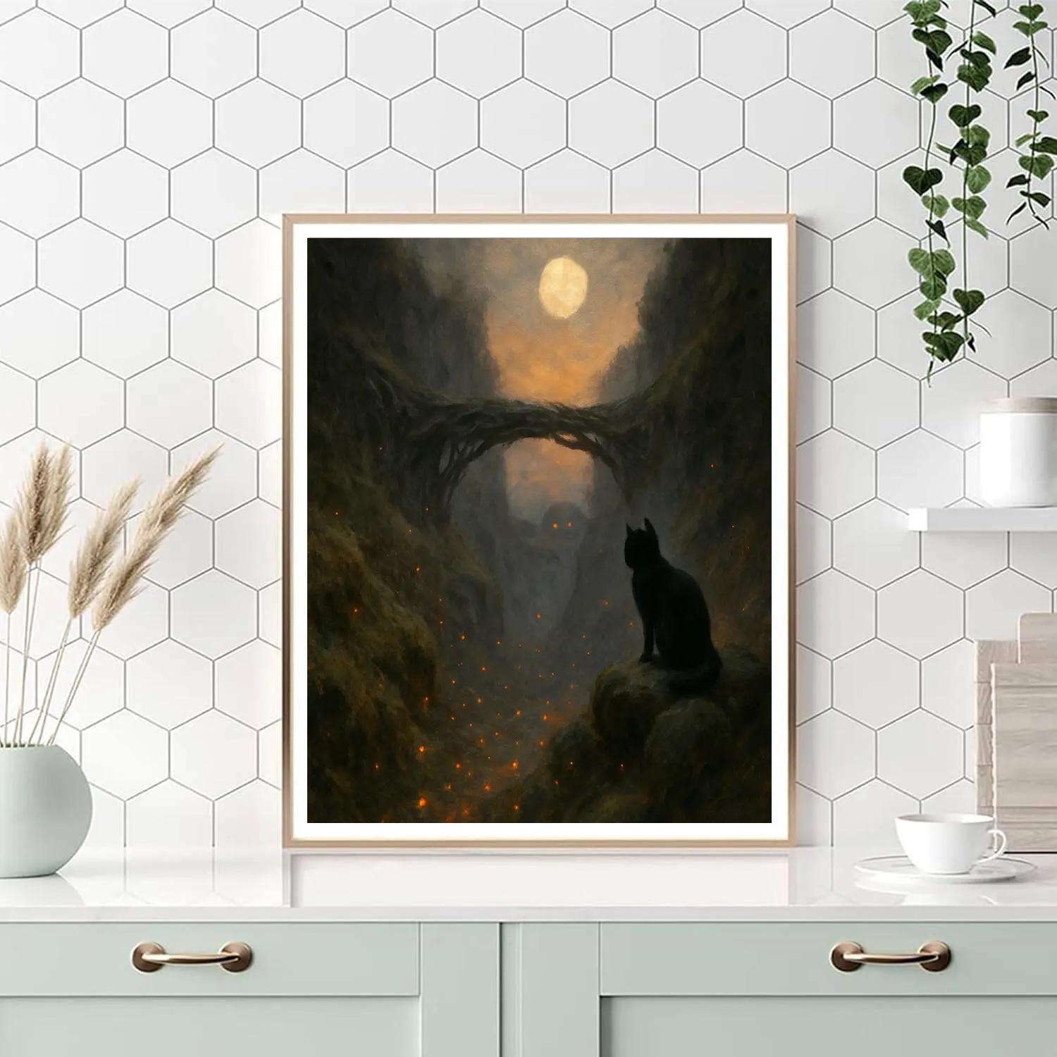 Mossfire Ravine Painting by numbers kit