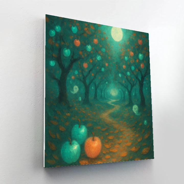 Phosphor Orchard Lane Number painting