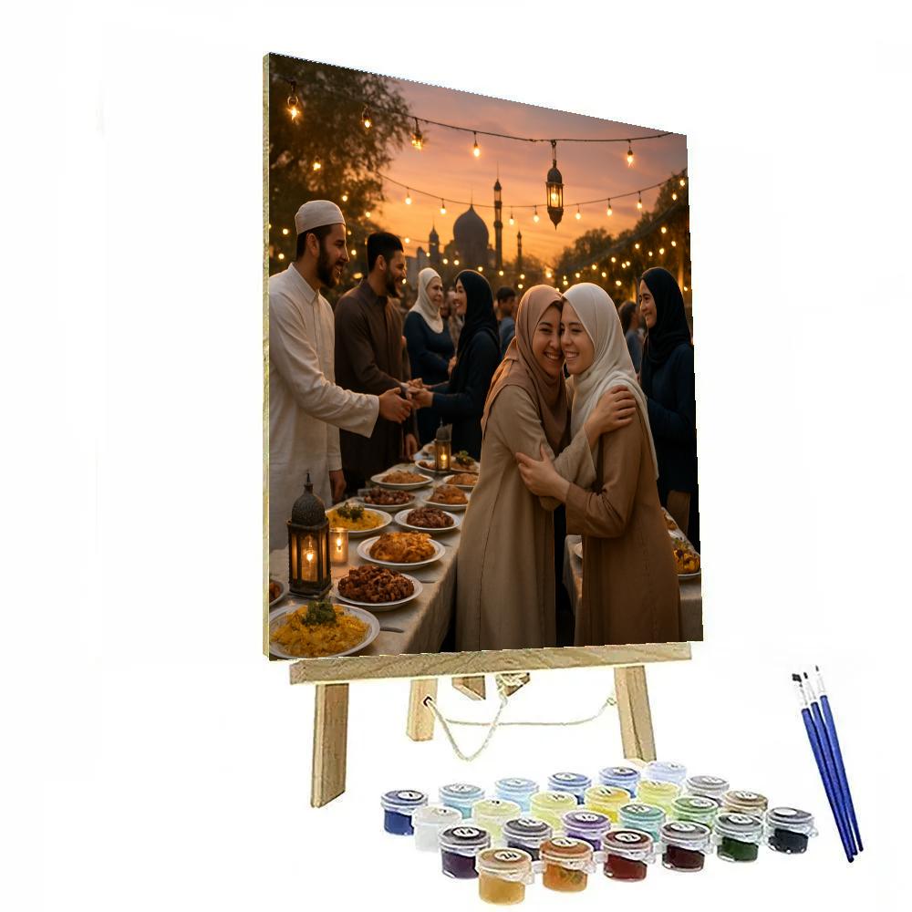 Eid Al Fitr Community Feast Numbered painting kits