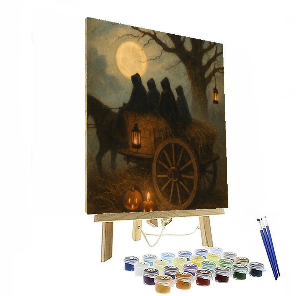 The Silent Hayride Number painting