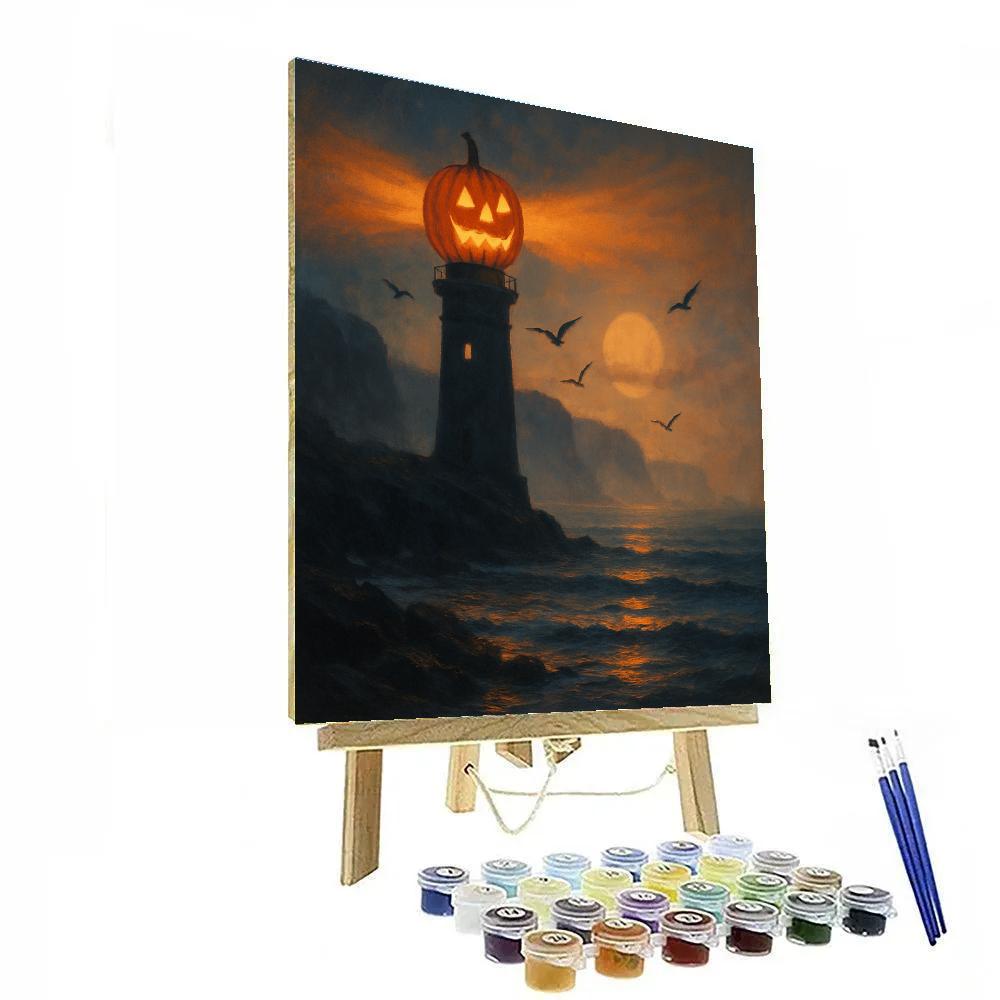 The Ember Lighthouse DIY paint by numbers