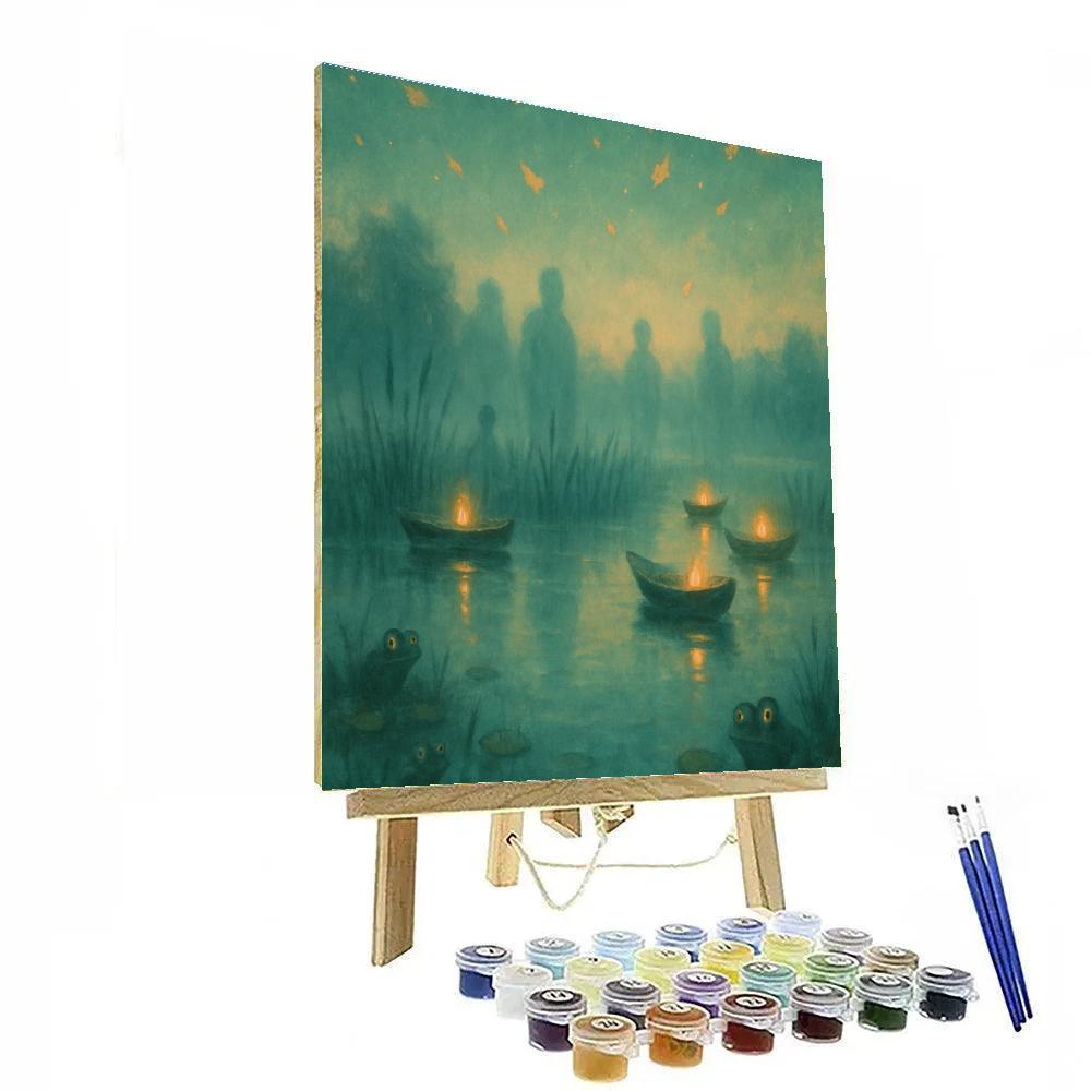Mirror Marsh Of Echoes Numbered painting kits